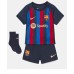 Cheap Barcelona Ansu Fati #10 Home Football Kit Children 2022-23 Short Sleeve (+ pants)